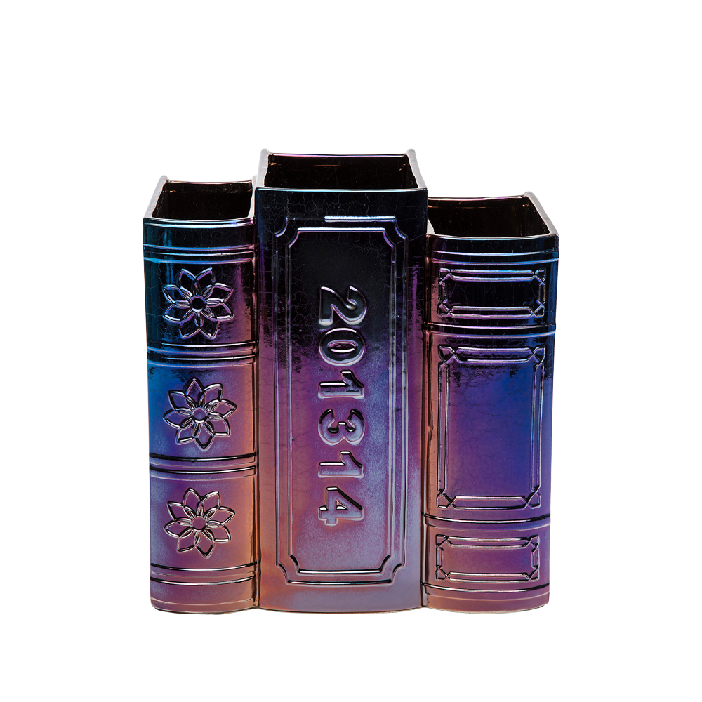 完売　レア　kare カレアンティーク花瓶 廃番】Vase Books Blue - 花瓶・フラワーベースの通販 ｜【KARE