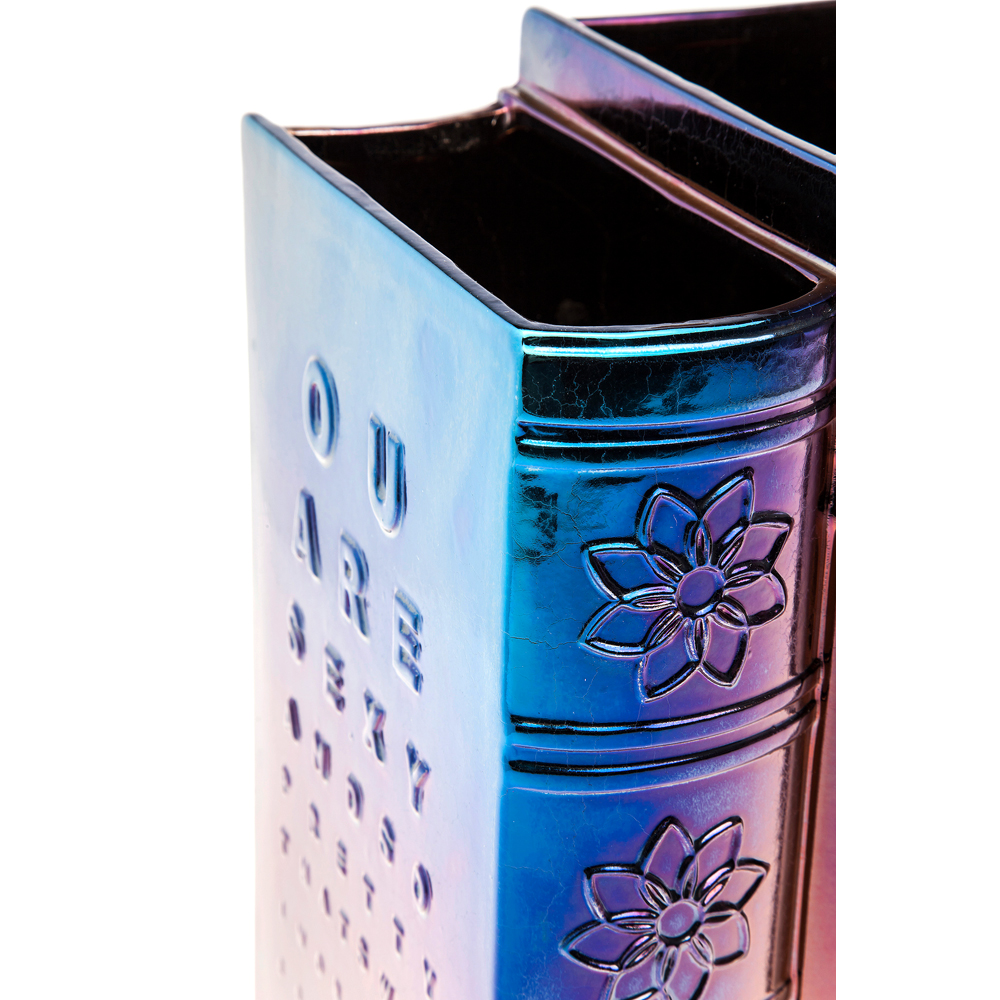 廃番】Vase Books Blue - 花瓶・フラワーベースの通販 ｜【KARE