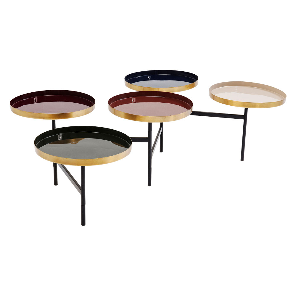 廃番】Coffee Table Plateau Colore Cinque - ローテーブル・リビング
