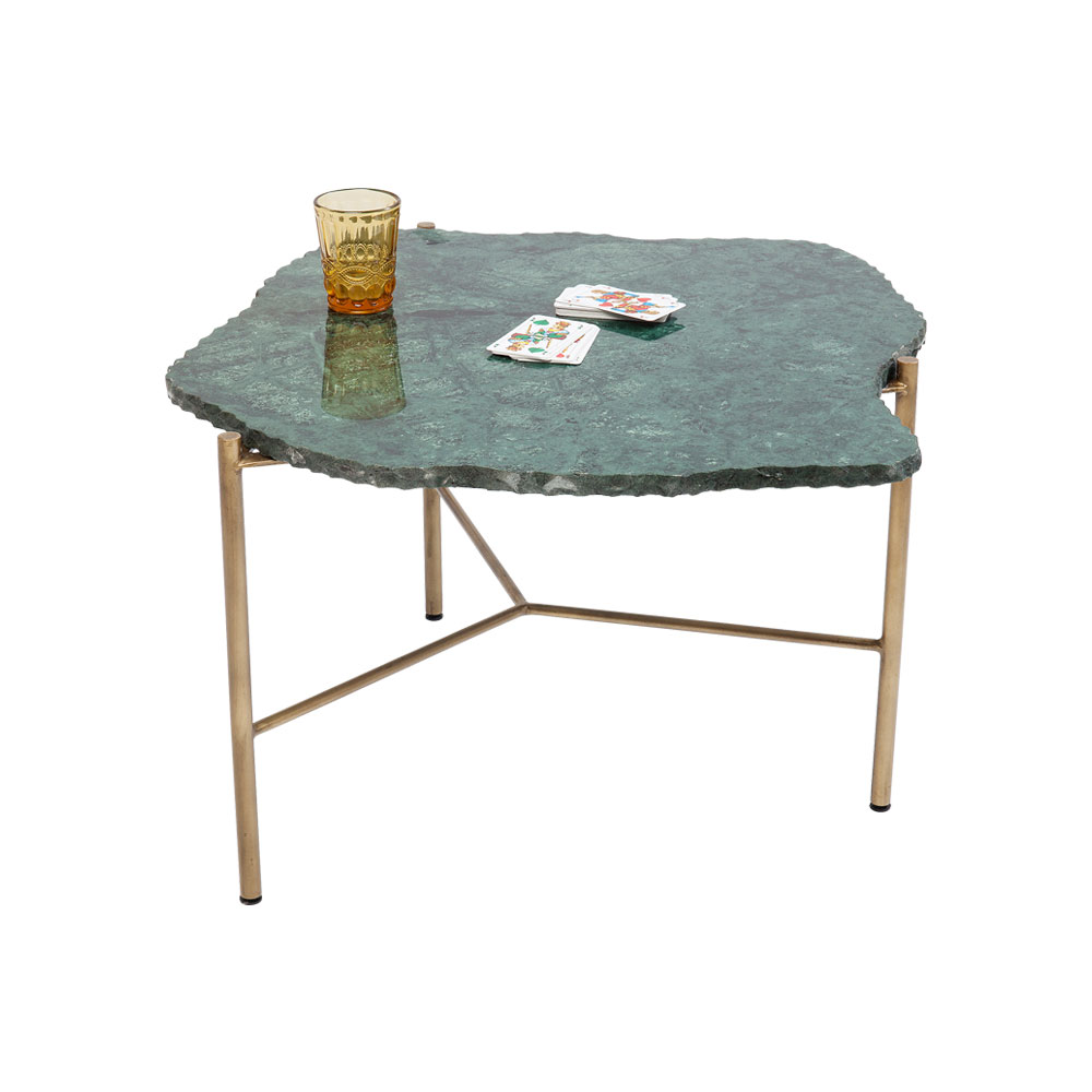 ピエドラグリーン 76x72cm ローテーブル/コーヒーテーブル