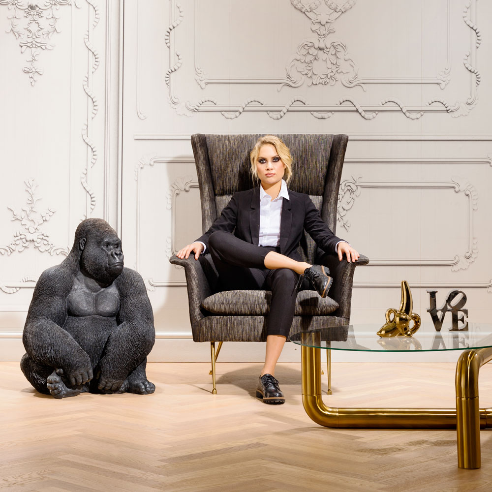 ジュンと木さま専用　kare ゴリラ モンキーゴリラ サイドXL-R デコフィギア - オブジェ・置物の通販