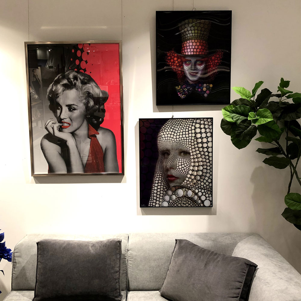 廃番】クレイジー ハッタ― 3D70x57cm ピクチャーフレーム ｜【KARE