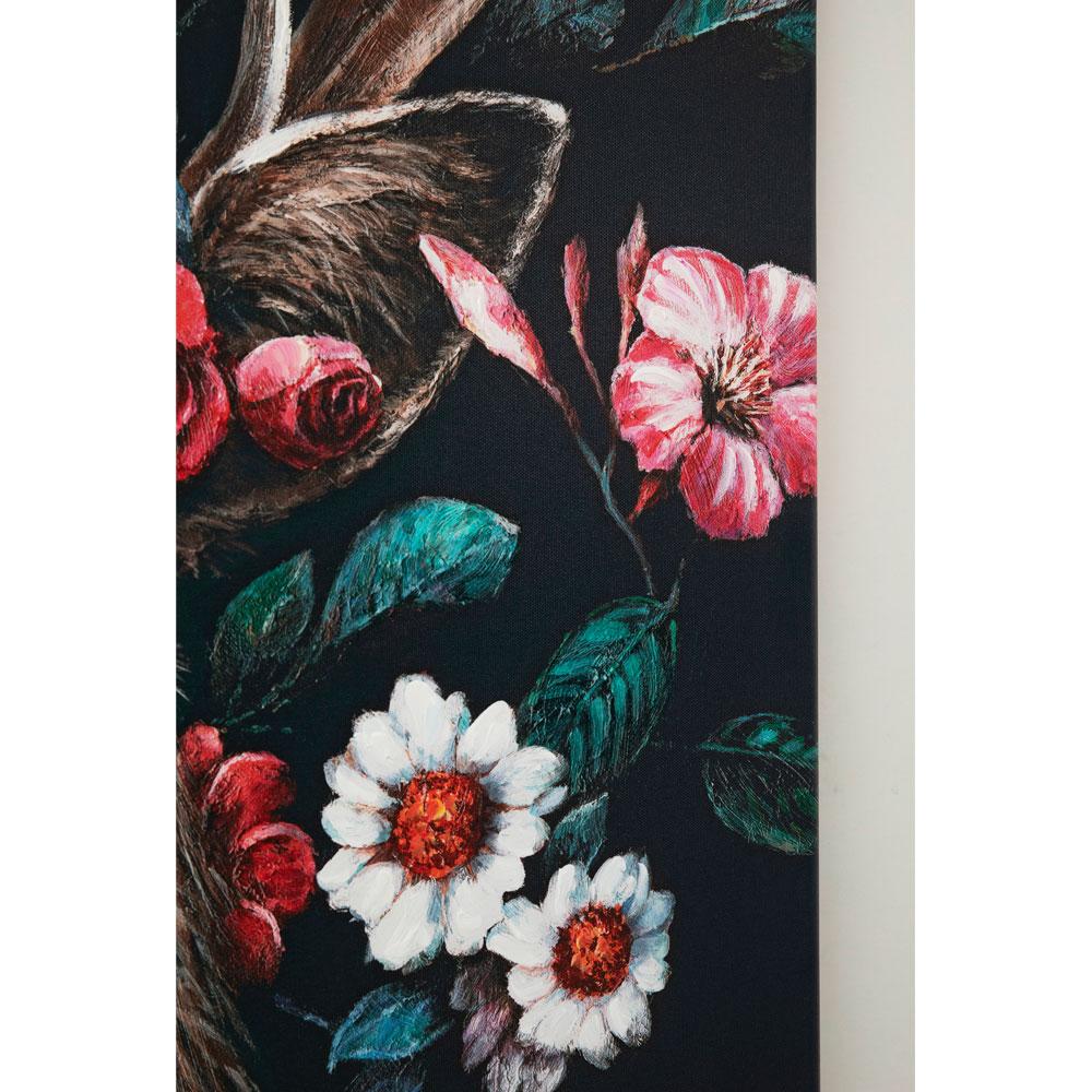 廃番】ディアインフラワー 90x140cm キャンバスピクチャー ｜【KARE