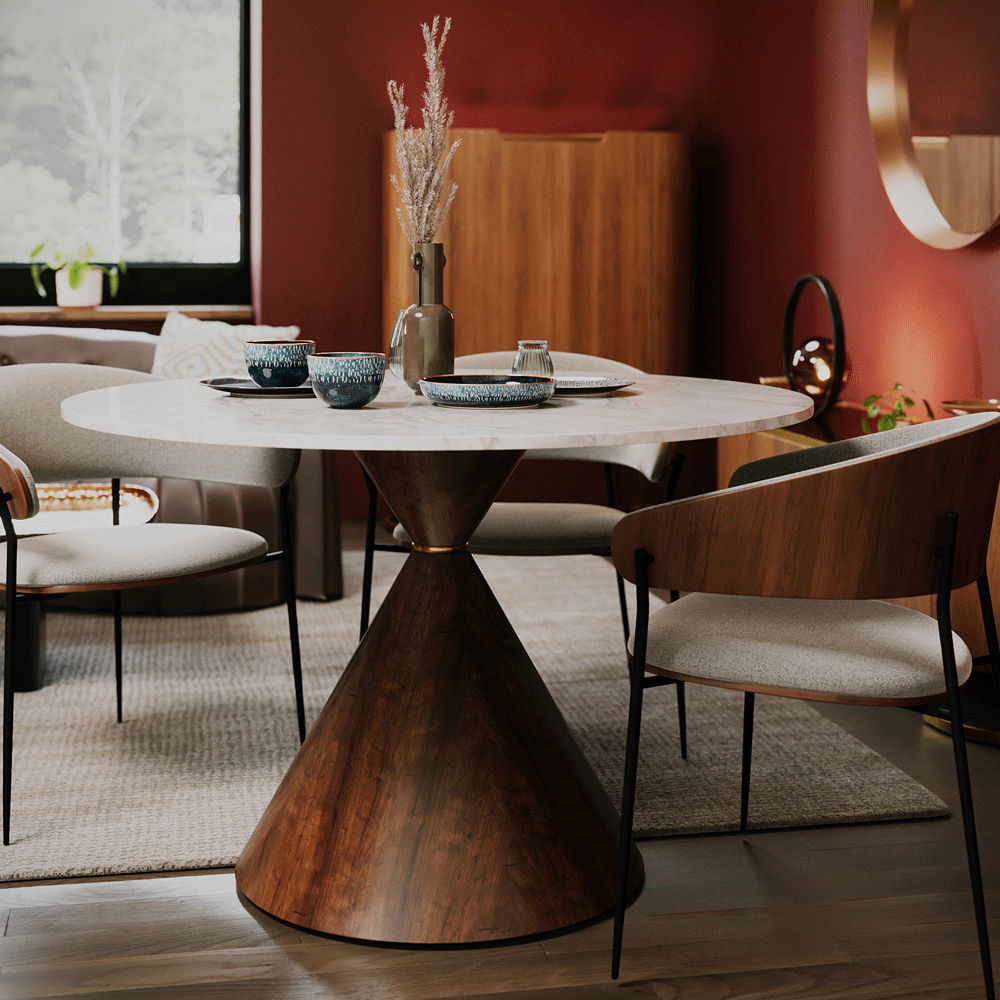 KARE ダイニングテーブル カリフ 200x90cm ダイニングテーブル * - ダイニングテーブルの