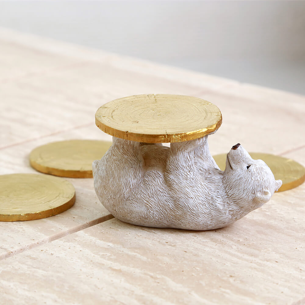 コースター アイスベア デコフィギア【LIMITED10】 - オブジェ