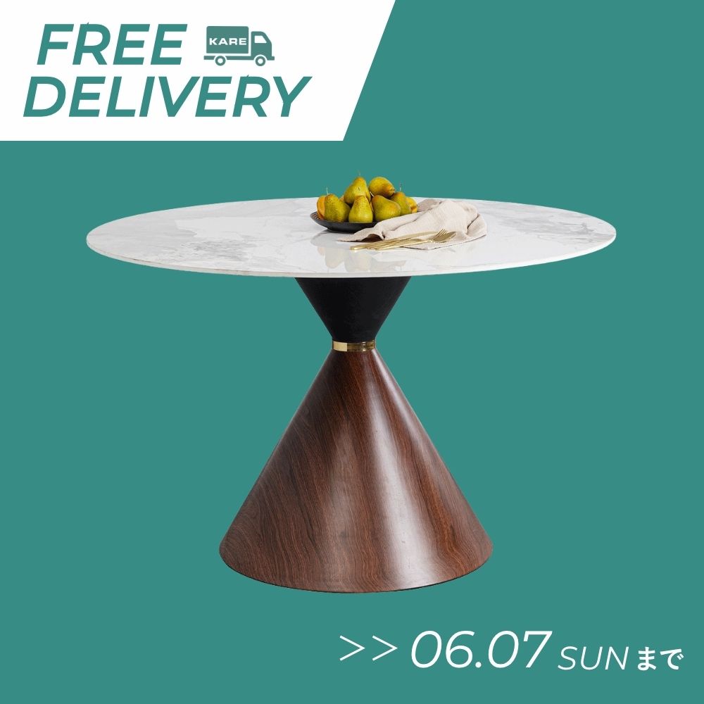 コノ セラミック O120cm ダイニングテーブル - ダイニングテーブルの