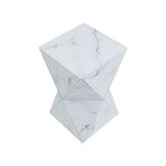 廃番】ラグジュアリー トライアングル マーブル サイドテーブル